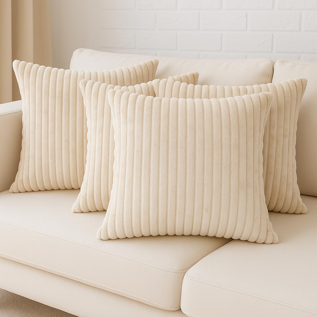 Why Faded Colours Make a Home Feel Warm and Real 1 beige cushion cover