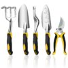 garden tools 1 Compact 5-Piece Garden Tool Set for Apartment Balconies