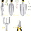 garden tools 2 Compact 5-Piece Garden Tool Set for Apartment Balconies
