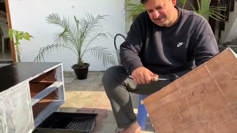 DIY Furniture Makeover: Giving My Old Entertainment Unit a New Life 7 repurposing old tv cabinet