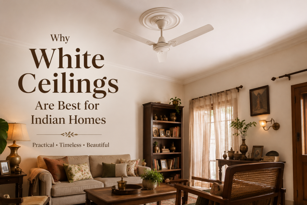 Why White Ceilings Are Best for Indian Homes 1 Why White Ceilings Are Best for Indian Homes