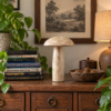 wooden-mushroom-4 Wooden Mushroom Decorative Piece – Weathered Rustic Finish