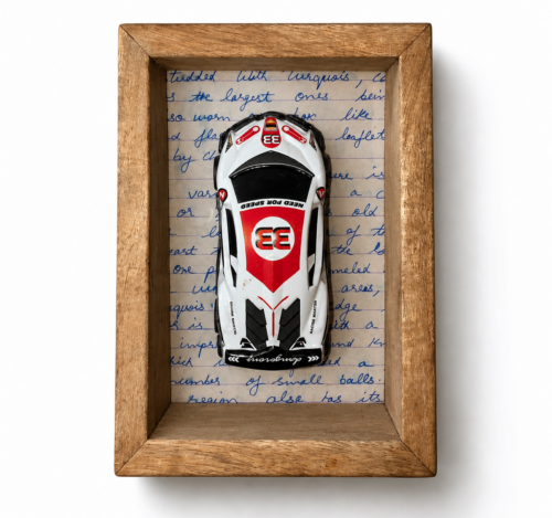 Miniature Car Wooden Shadow Box Frame – Decorative Art for Car Lovers